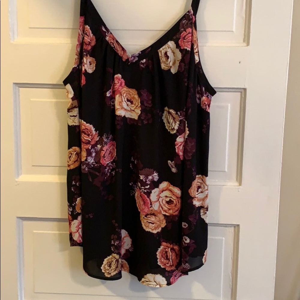 Torrid plus size floral tank